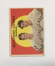 1959 Topps 408 Keystone Combo Nellie Fox / Luis Aparicio Good