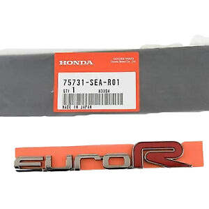 Honda Genuine OEM CL7 CL9 Accord Euro-R Emblem Rear 75731-SEA-R01 from JAPAN - Picture 1 of 1