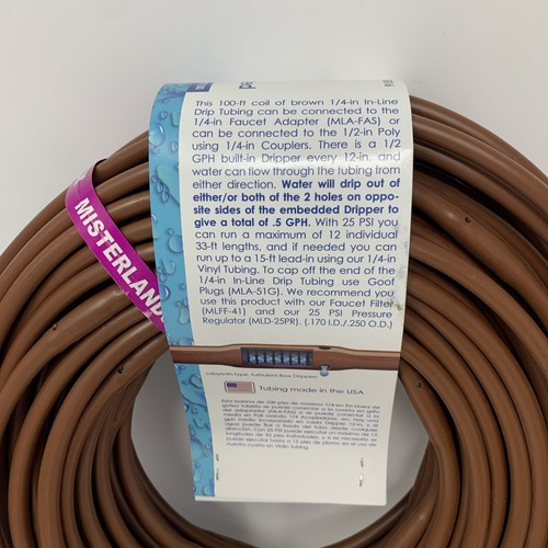 Mister Landscaper 100-ft Coil 1/4-in In-Line Drip Tubing - Picture 3 of 5