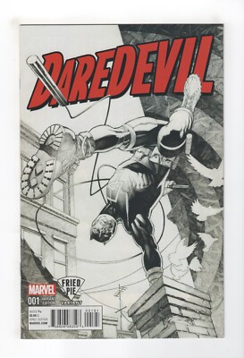 Daredevil (Marvel Comics 2016-2019) #1 Chris Stevens Fried Pie B&W Variant (NM)