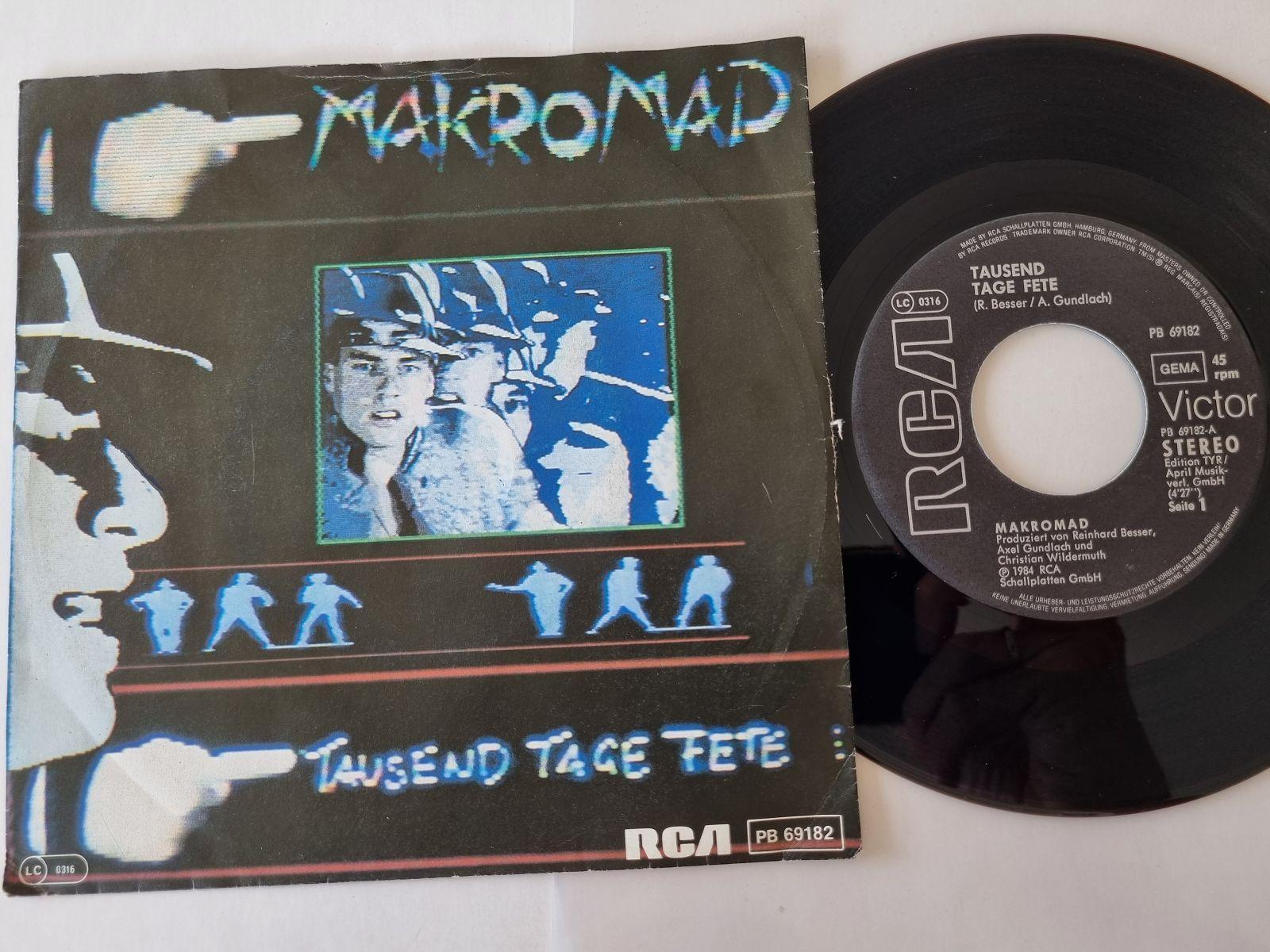 7"" Single Makromad - Tausend Tage Fete Vinyl Germany