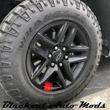 RED Wheel Hash Stripes For Chevrolet Silverado Vinyl Decals Graphics