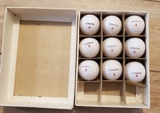 Lot Of 9 Vintage E. Feather Japan 1960 Signature Golf Balls New Un-used In box