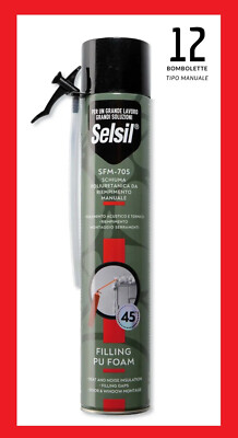 Rubson Schiuma espansiva multiuso a pistola, schiuma poliuretanica per isolamento, fasatura e spinning, ultra bianca, 15 litri di espansione