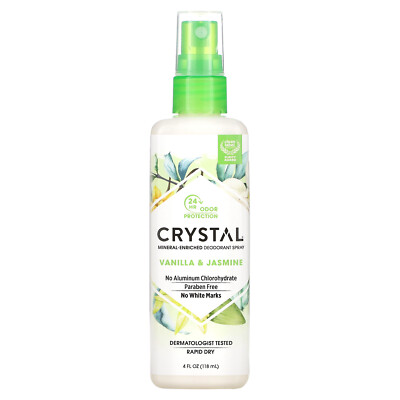 Mineral Deodorant Spray, Vanilla Jasmine, 4 fl oz (118 ml)