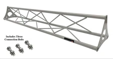 1 Meter 3.28' Silver Lighting Triangle Bolted Truss Universal DJ Metal ARCH-SAT