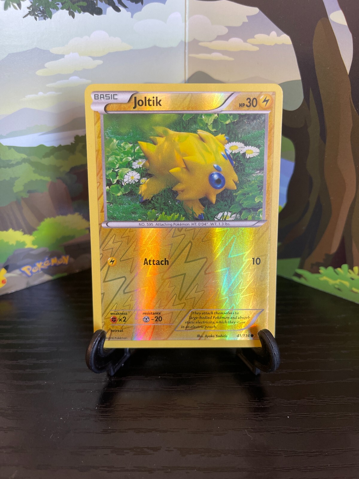 Joltik 41/114 - Steam Siege - Common - Reverse Holo - Pokemon Card TCG - LP