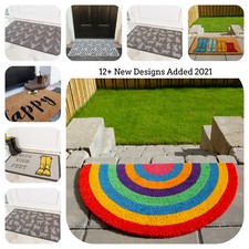 Novelty Doormats | Multipurpose Indoor Outdoor Non Slip | Cheap Rubber Back Mats