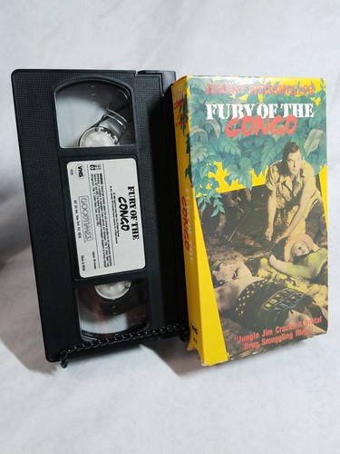 Fury Of The Congo VHS Video Tape Movie Johnny Weissmuller OOP VHS