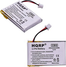 HQRP Headset Battery for Plantronics 65358-01 PL-65358-01 62346-01 PL-62346-01