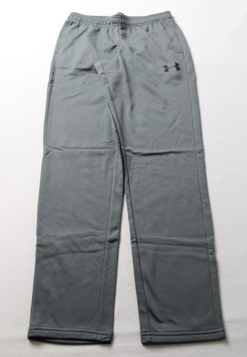 Under Armour Boy's Drawstring Pennant Open Straight Leg Pants CA4 Gray Large NWT