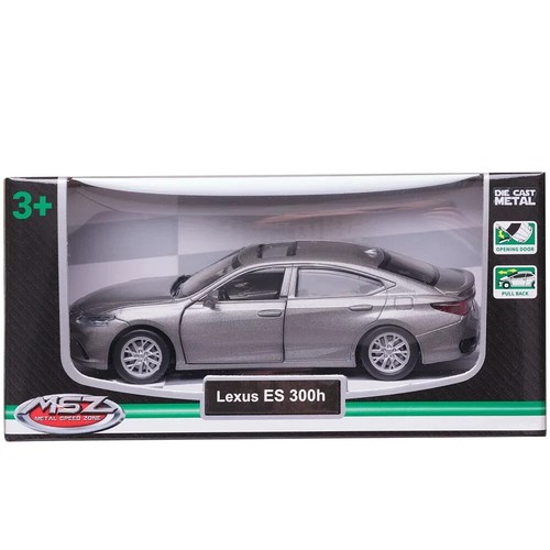 Lexus ES300h, Metal Model Diecast Car Scale, Collectible Toy Cars, gray, 1/43 - Picture 2 of 6