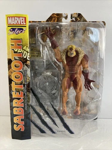 Figura de acción de coleccionista Diamond Select Marvel Comics X-Men SABRETOOTH * NUEVO