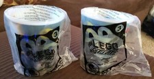 2014 McDonalds Happy Meal The Lego Movie Batman Hologram Cup Lot of 2 Sealed NEW