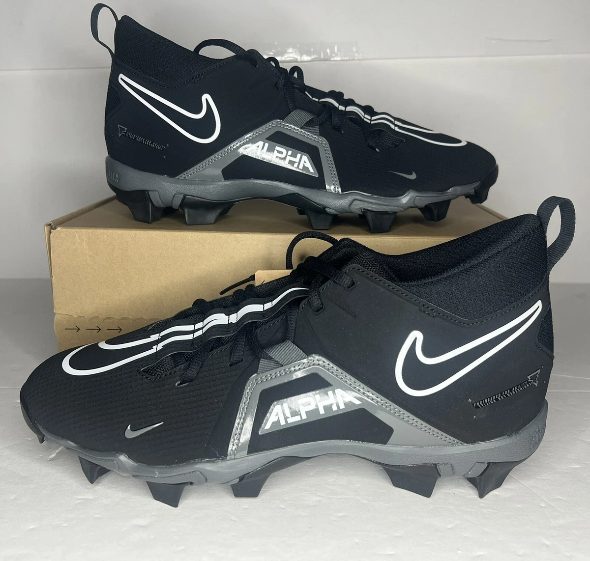 Nike Alpha Menace 3 Shark Wide Black Iron Grey for Sale