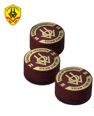 HOW TITAN POOL CUE TIP MEDIUM BEWARE OF COPYCATS NEW SHIPS FREE AUTHORIZ. DEALER