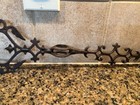 Vtg  WEATHERVANE 22.5" POINTER  DIRECTIONAL CAST IRON WEATHER VANE *ORIGINAL — photo 5