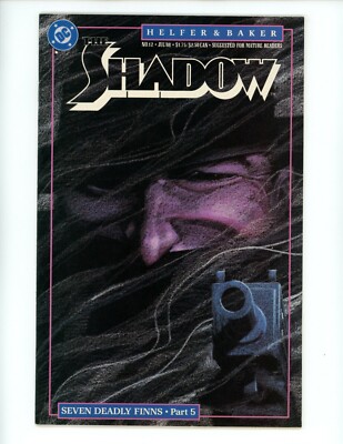 Shadow #12 1988 NM DC Comics Andrew Helfer Kyle Baker Comic Book Deadly Finns