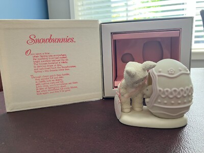 Snowbabies Snowbunnies ''Can You Come Out and Play'' - Department 56 Vintage