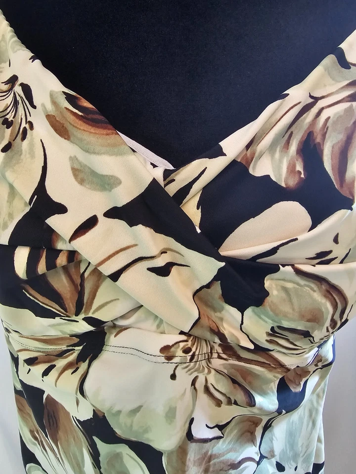 Jacklyn Smith Marrón Verde Negro Traje de Baño Tops para Mujer Talla 20W B18 Foto 3 de 4