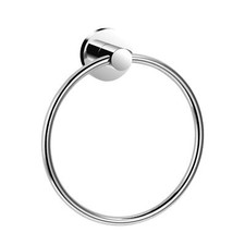 CHROME ROUND STYLE BRASS WALL MOUNTED ROUND BATHROOM ACCESSORIES