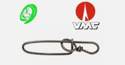 VMC 3539 Wirbel 20-68kg Snap Karabiner Pike Hecht Bigbait Jerkbait Sicherheit