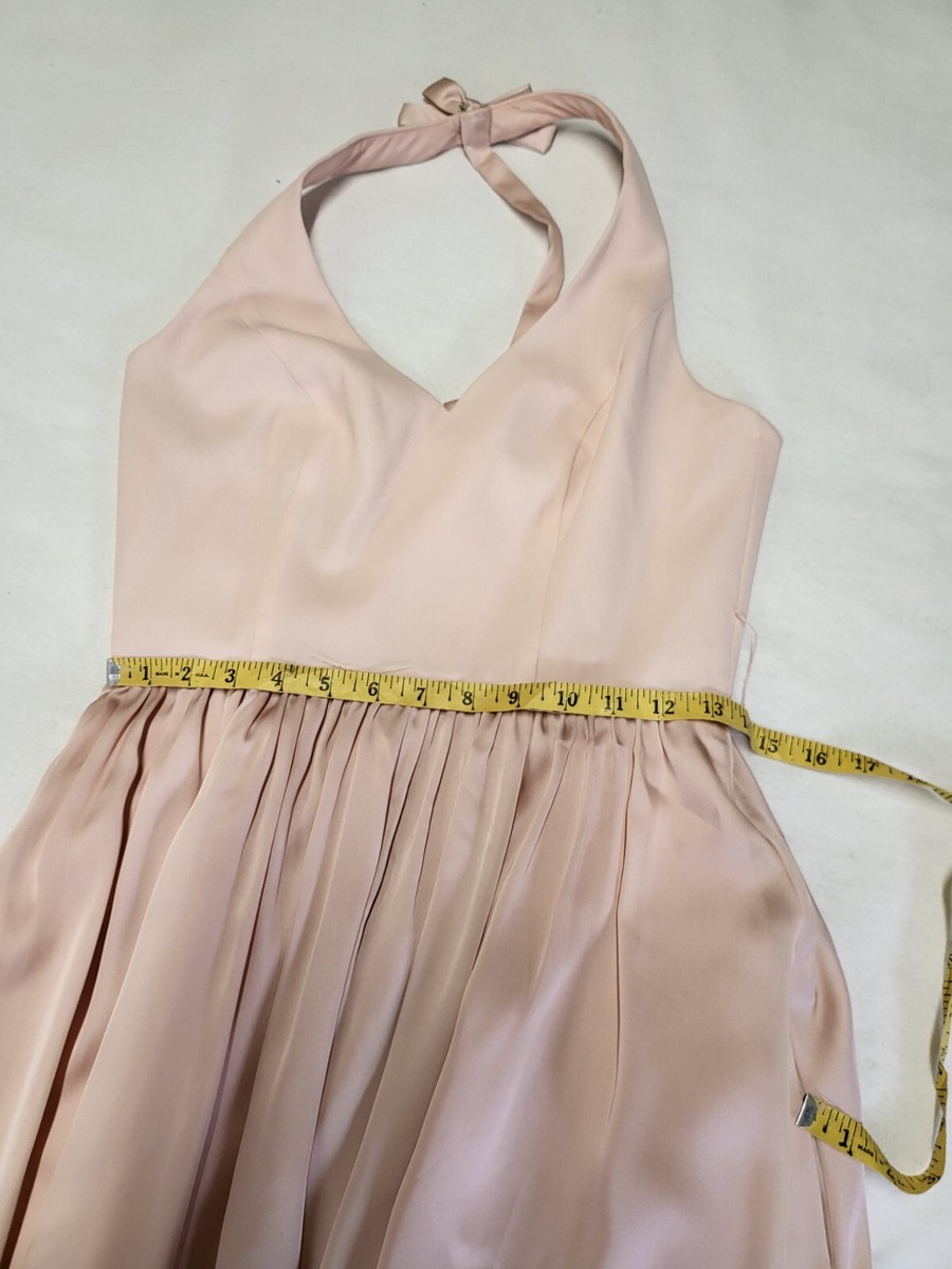 White By Vera Wang Bridesmaid Dress Size 2 Blush Pink Halter Maxi | eBay White By Vera Wang Bridesmaid Dress Size 2 Blush Pink Halter Maxi | eBay