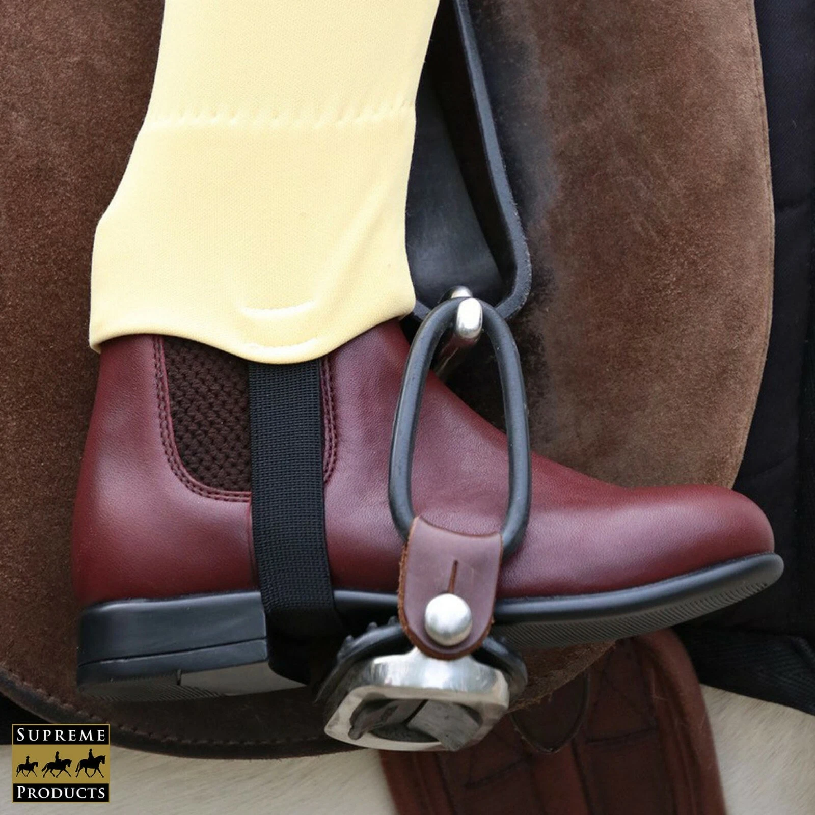 Bottes Show Ring Jodhpur de Supreme Products OXBLOOD tailles adultes 5 à adultes 9