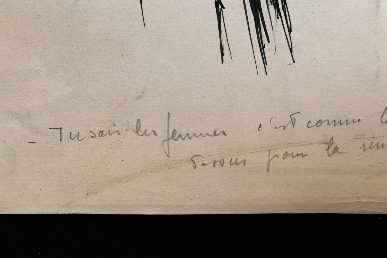 Pierre Mitiffiot DE BÉLAIR (1892-1956) Conversation drawing Fernand de Belair thumbnail 8