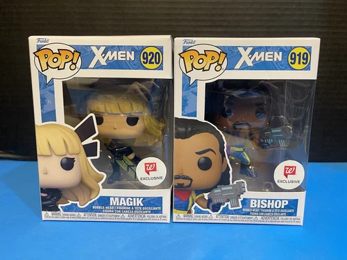 Funko Pop! Figuras Marvel X-Men Bishop & Magik #919 y 920 exclusivas de Walgreens