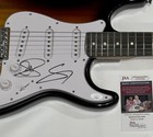 TOTO SIGNED SUNBURST ELECTRIC GUITAR STEVE LUKATHER JOSEPH WILLIAMS JSA COA — photo 2