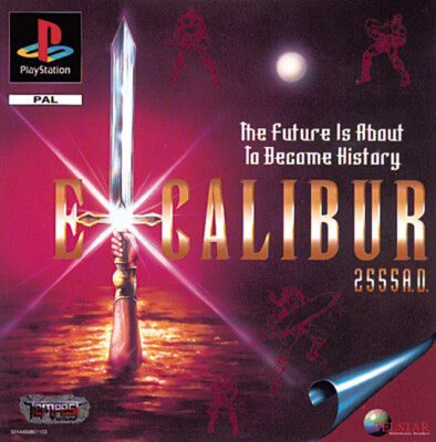 Excalibur 2555 Ad (PSone) komplett, Zustand SEHR GUT CiB