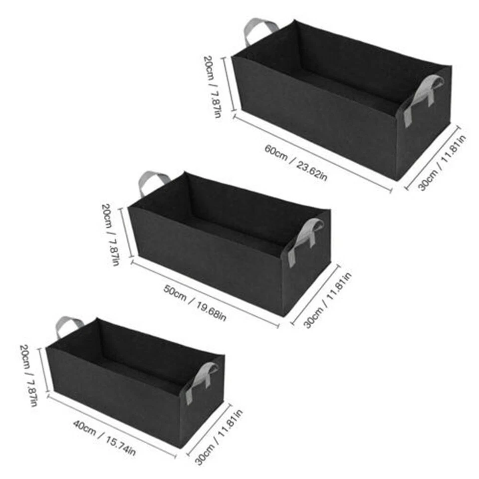 Grow Bag Box Planter Vegetable Herb Fruit Flower Growing Pot Home Garden Bed USA - Image 2 of 4