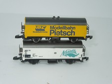 Märklin mini-club 2 Sonderwagen Modellbahn Pietsch und Atlantik Seife