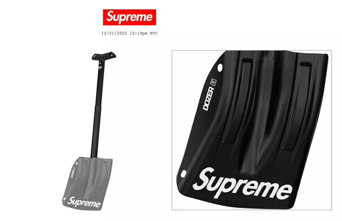 SUPREME BACKCOUNTRY ACCESS SNOW SHOVEL (BLACK) FW22 -AVALANCHE RESCUE  SHOVEL-