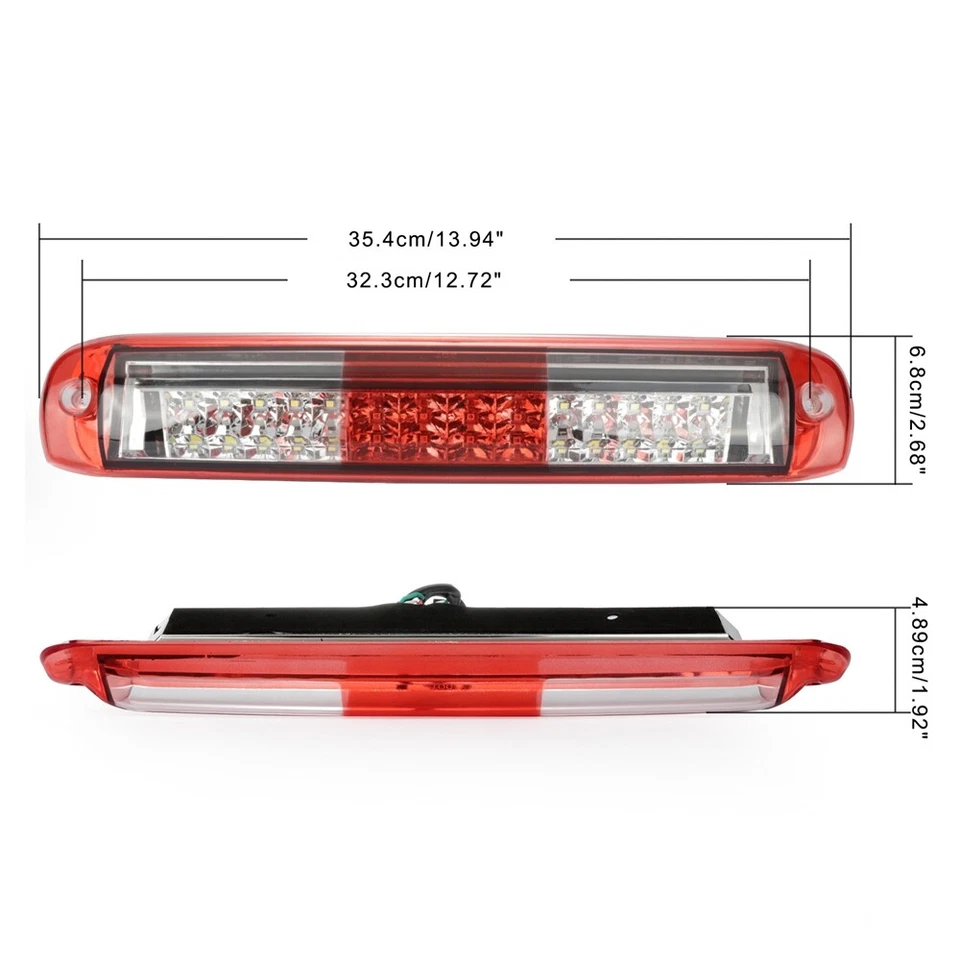 For 99-07 Chevy Silverado GMC Sierra 1500 2500 3500 Red 3rd Third Brake Light - Image 2 of 4