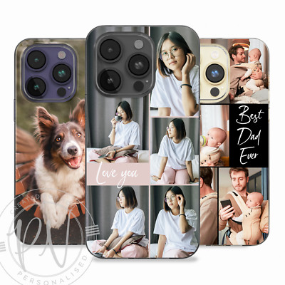 Personalisierte Handyhülle Foto Silikon Cover für iPhone 11-16 Muttertag Geschenk