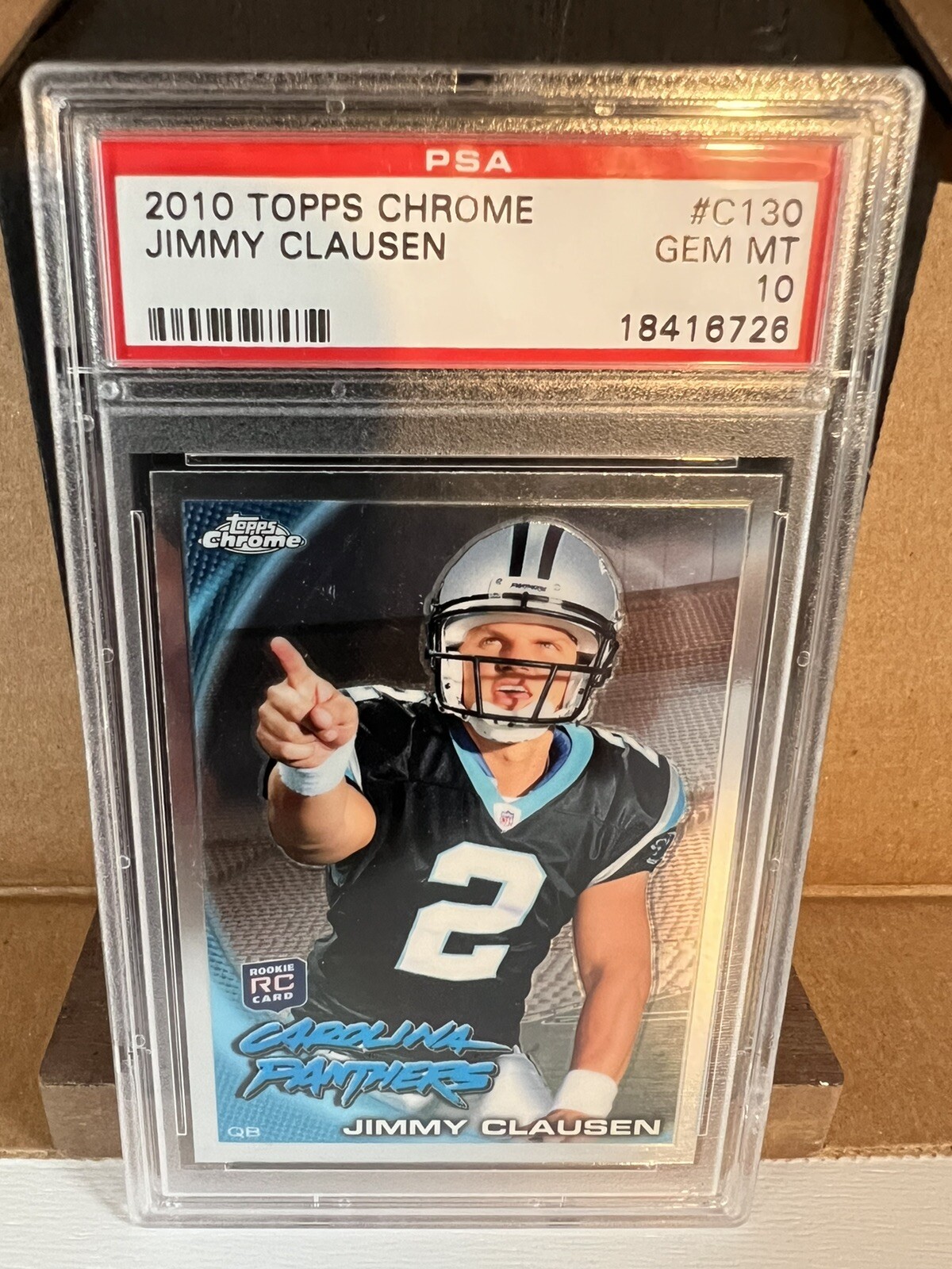 Jimmy Clausen Topps Chrome #C130 Base