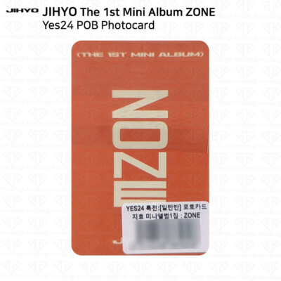 JIHYO The 1st Mini Album ZONE POB Photocard Aladin Yes24 JYP Shop