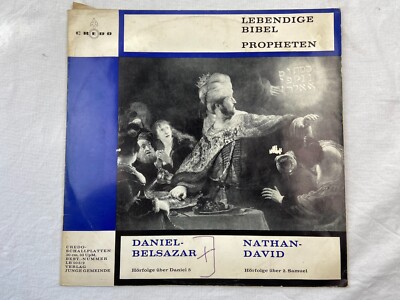 LEBENDIGE BIBEL Schallplatte LP  Hörbuch Daniel-Belsazar + Nathan Daniel 60/70er