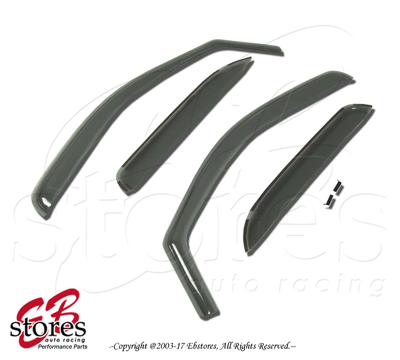 4pcs Out-Channel Visor Rain Guards Cadillac SRX 2010 2011 2012 2013 2014-2016