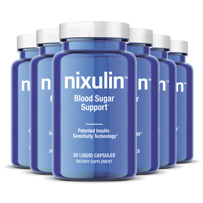 Nixulin  Next-Gen Natural Blood Sugar Support, Clinically Proven, 180-Day Supply