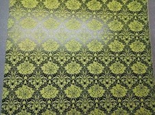 12x12 Halloween Green/Black Spiders Embossed Cardstock - 4 Sheets