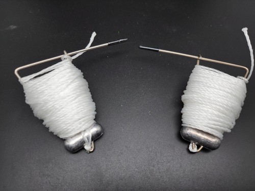 2 Crab Throw Line 28' Nylon Crab Fishing line clip weight Pier Crabbing - 第 1/2 張圖片