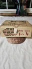 NOS Vtg. "FEDERAL GLASS CO." Patio Snack Set ATOMIC FLOWER 4 plates 4 cups NEW