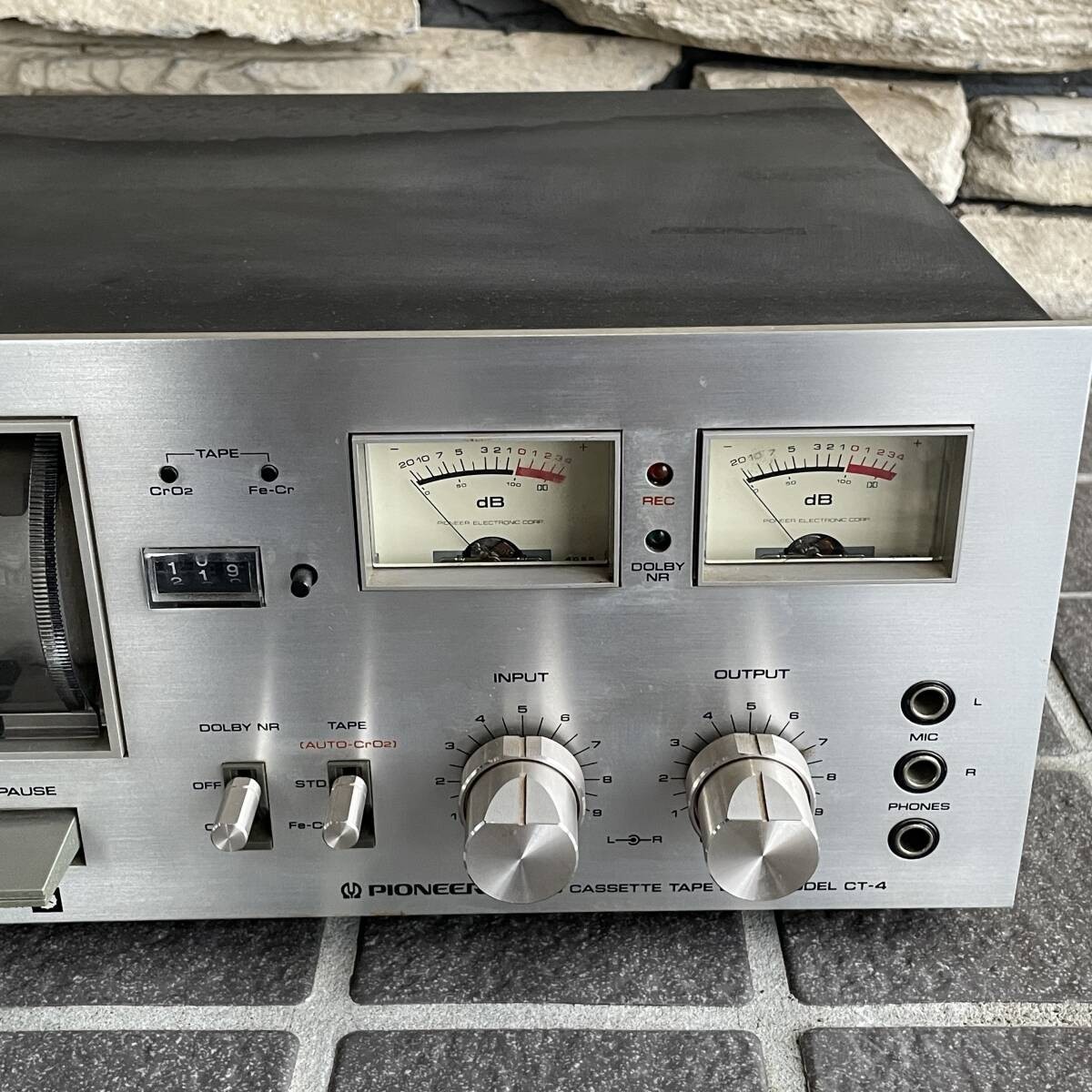 Pioneer Ct-4 Stereo Cassette Tape Deck Working Confirmed | eBay
