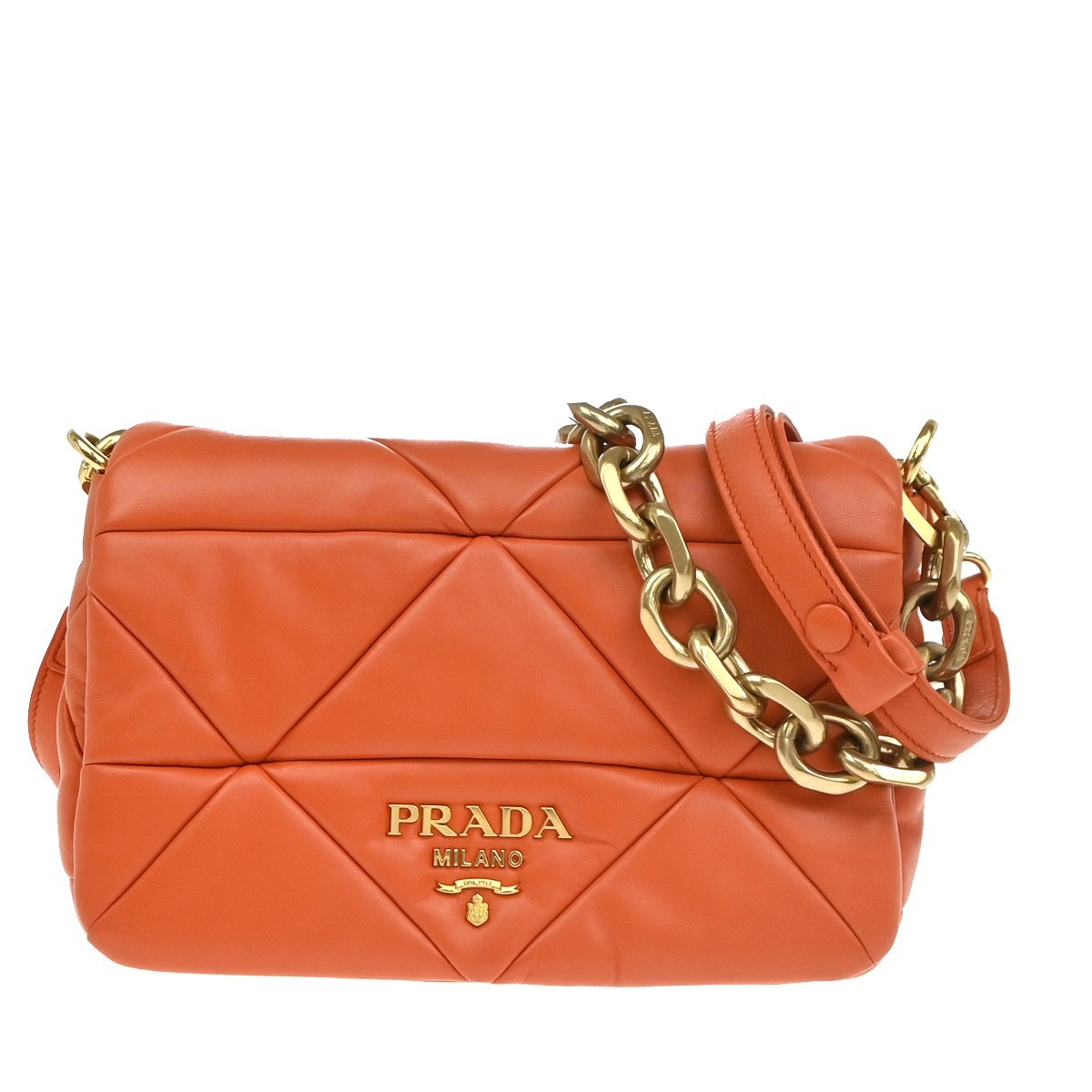 PRADA System Patchwork 2way Shoulder Hand Bag Nap… - image 2