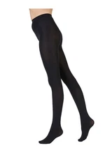 12 Pairs of 100 Denier Ex Pretty Polly Opaque Tights Black S/M, M/L - Clearance