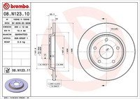 2X Brembo Bremsscheibe Hinterachse U.A. FüR Chrysler, Dodge, Fiat