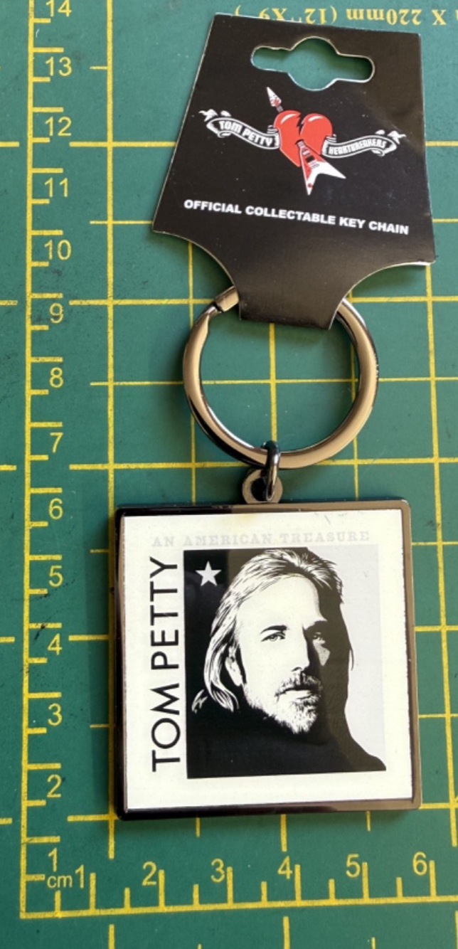 Tom Petty American Treasure High Quality Metal Keyring Officially Licensed